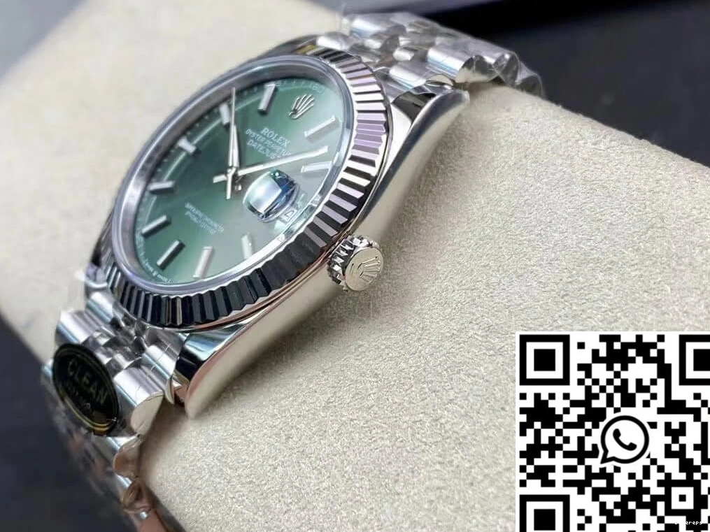 Dial Factory Clean Green Rolex Datejust M126334-0027 Mint 0318